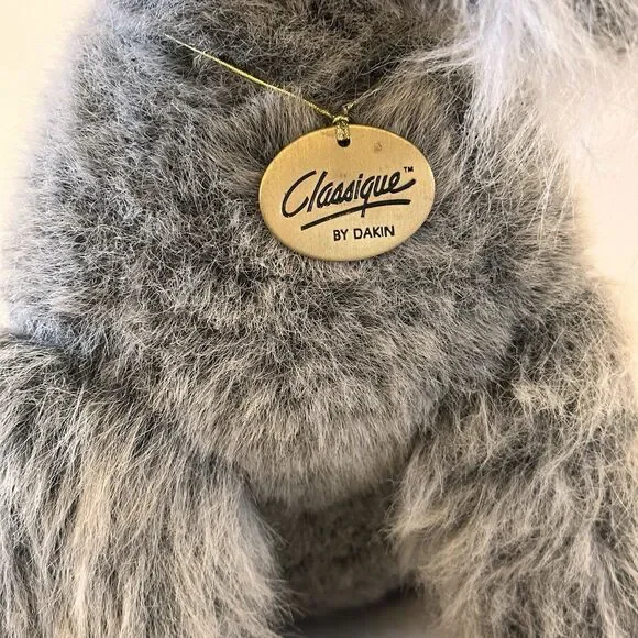 RARE Classique Dakin Realistic Toy Schnauzer Dog Plush Stuffed 14" Floppy Ears - Picture 11 of 11